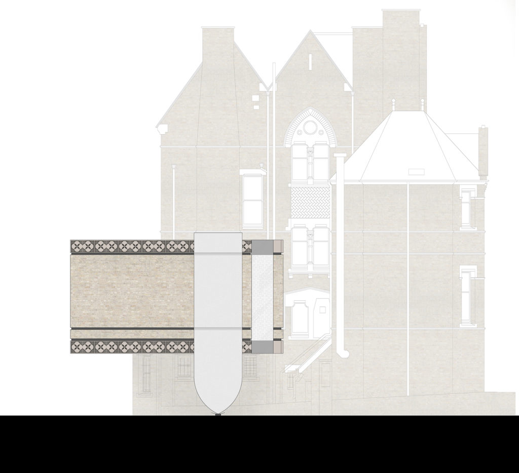 Side elevation study