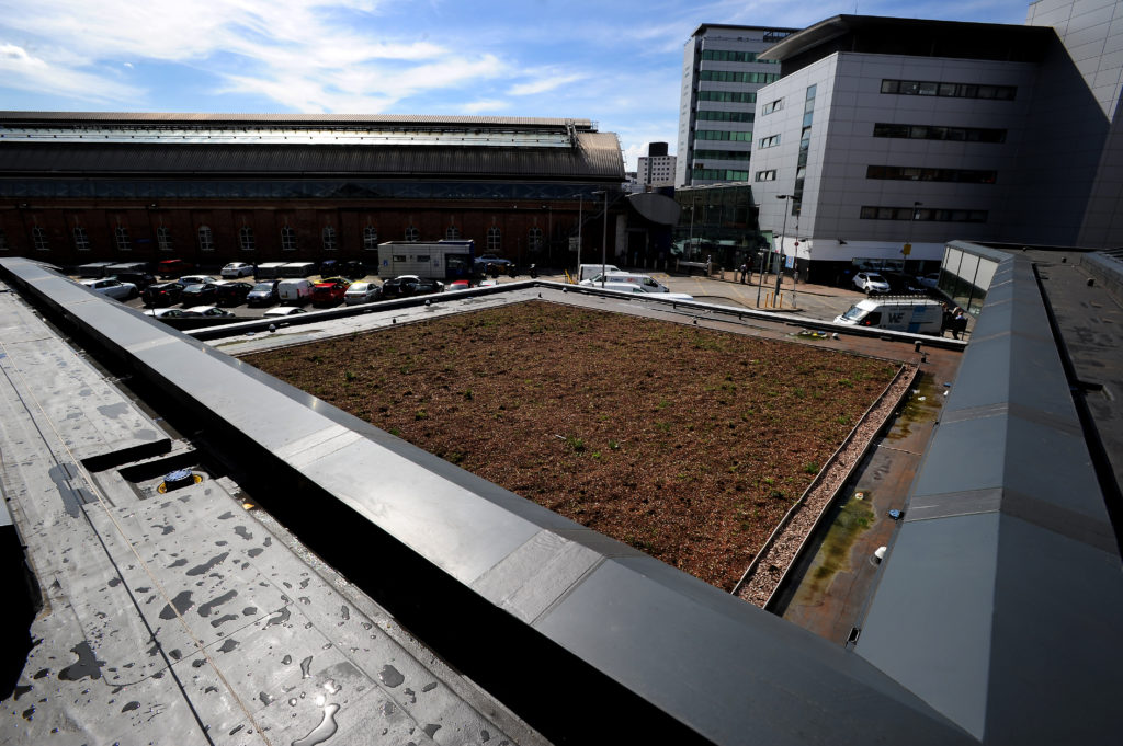 Piccadilly Gate offices, Manchester. Re-sealed roof by Castle Construction with Kemper Systems. Picture by Paul Heyes, Wednesday April 13, 2016.