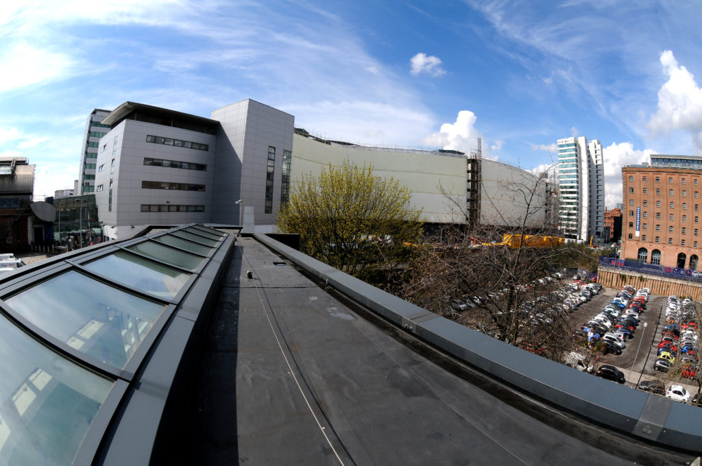 Piccadilly Gate offices, Manchester. Re-sealed roof by Castle Construction with Kemper Systems. Picture by Paul Heyes, Wednesday April 13, 2016.